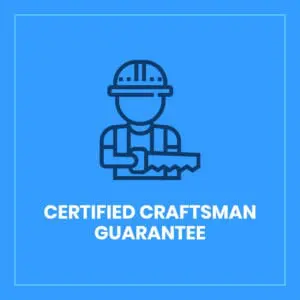 Certified craftsman guarantee icon