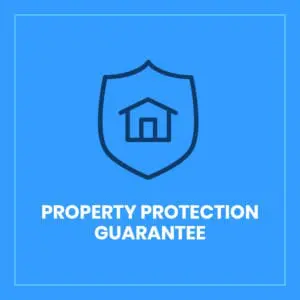 Property protection guarantee icon