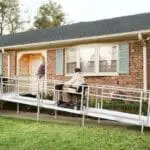 Professional ramp installation for front of home