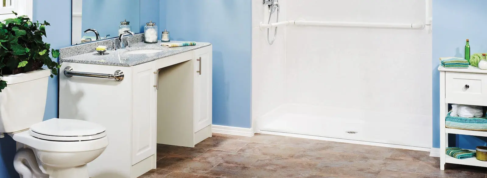 Newly renovated bathroom