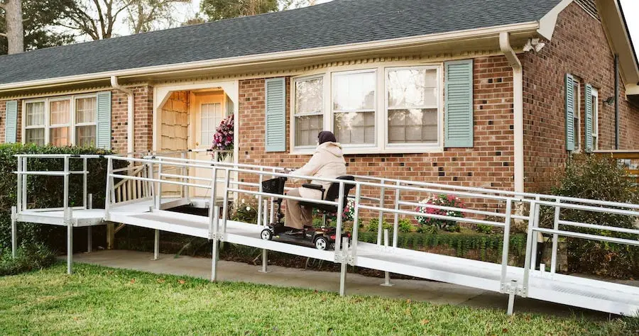 Outdoor ramp in Wayne