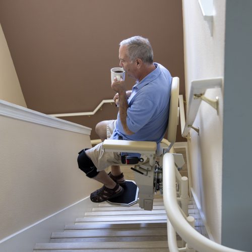 Curved Stairlift Image Curved Stairlift Image